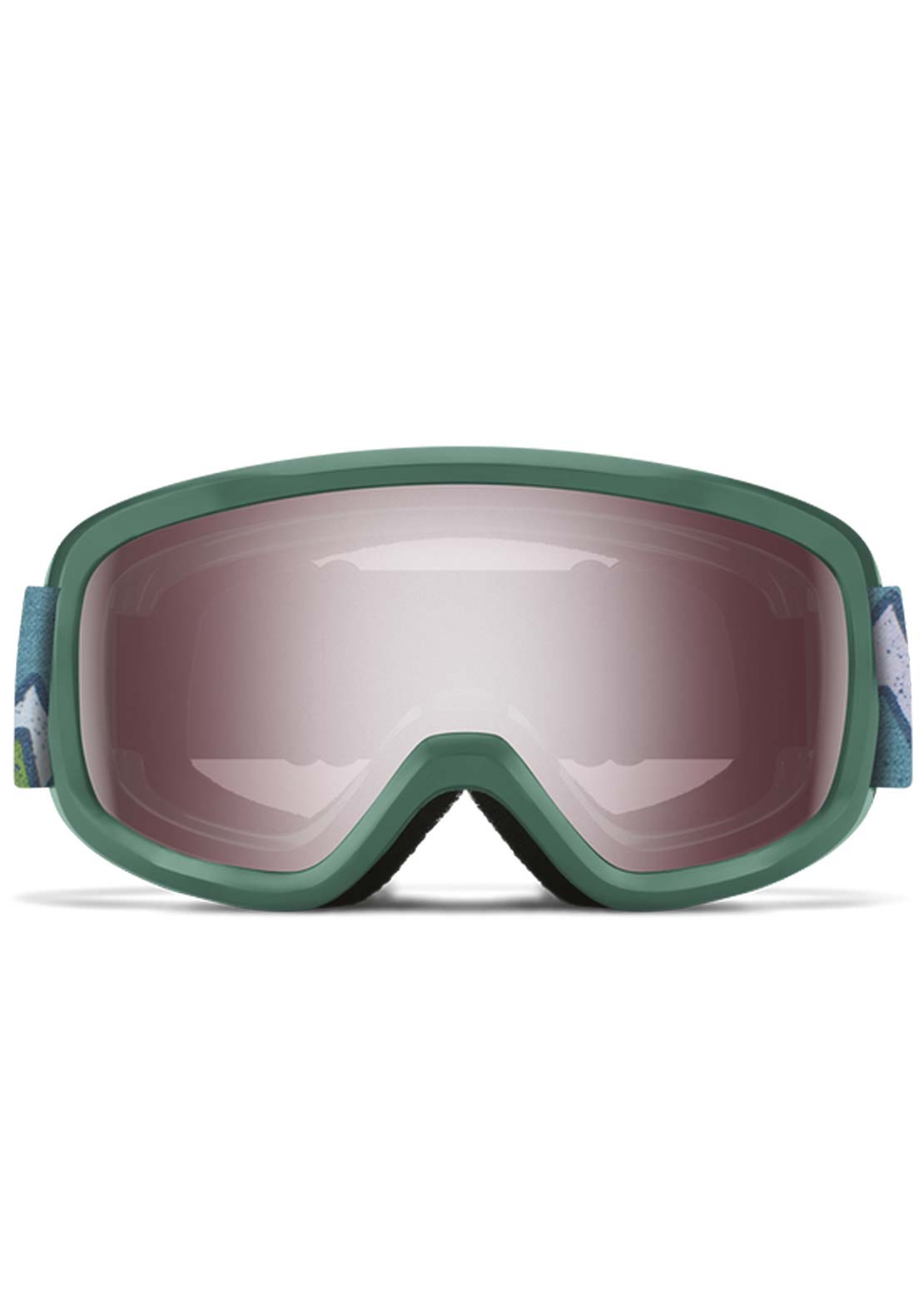 Smith Snowday Goggles Alpine Green Peaking/Ignitor Mirror