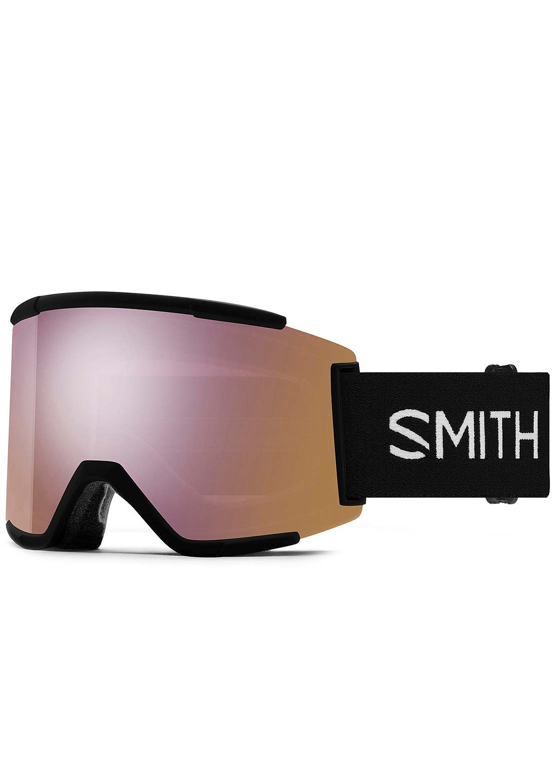 Smith Squad XL Goggles Black/Chromapop Everyday Rose Gold Mirror