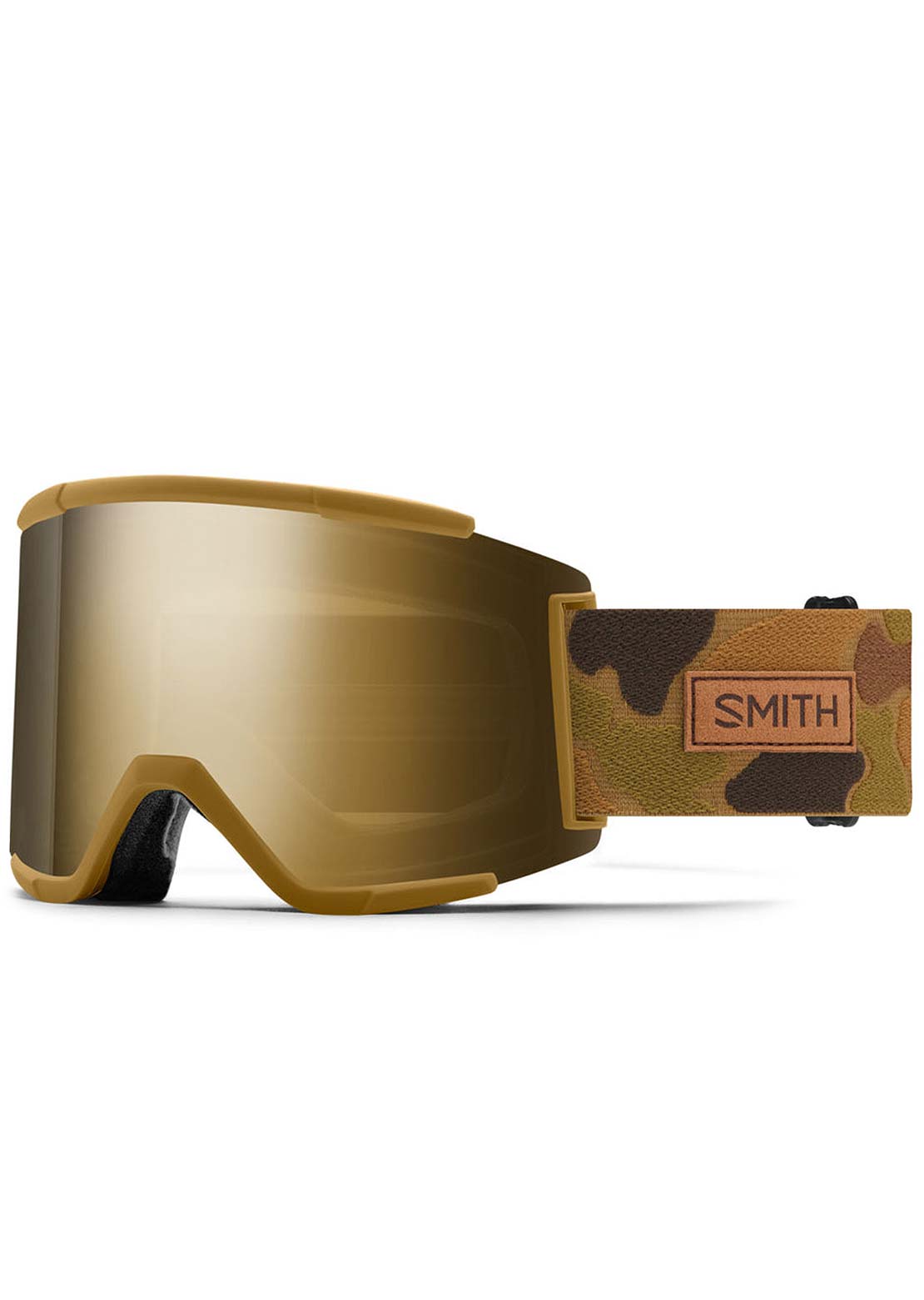 Smith Squad XL Goggles Coyote Pow Hunter/ChromaPop Sun Black Gold Mirror