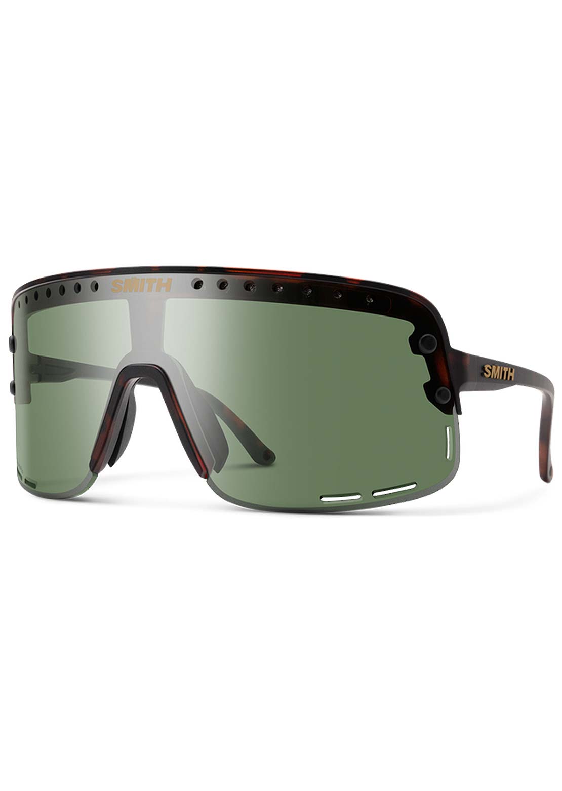 Smith Ultralite Mountain Bike Sunglasses Matte Tortoise/ChromaPop Gray Green