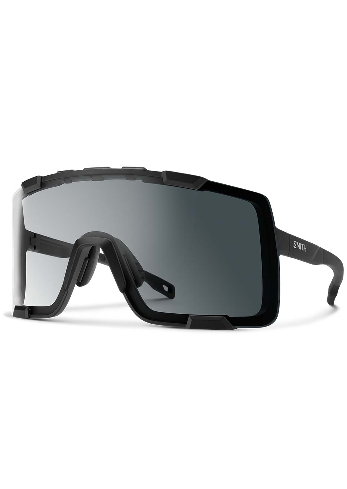 Smith Unisex Syncline Bike Sunglasses Matte Black/Chromapop Photochromic Clear To Gray