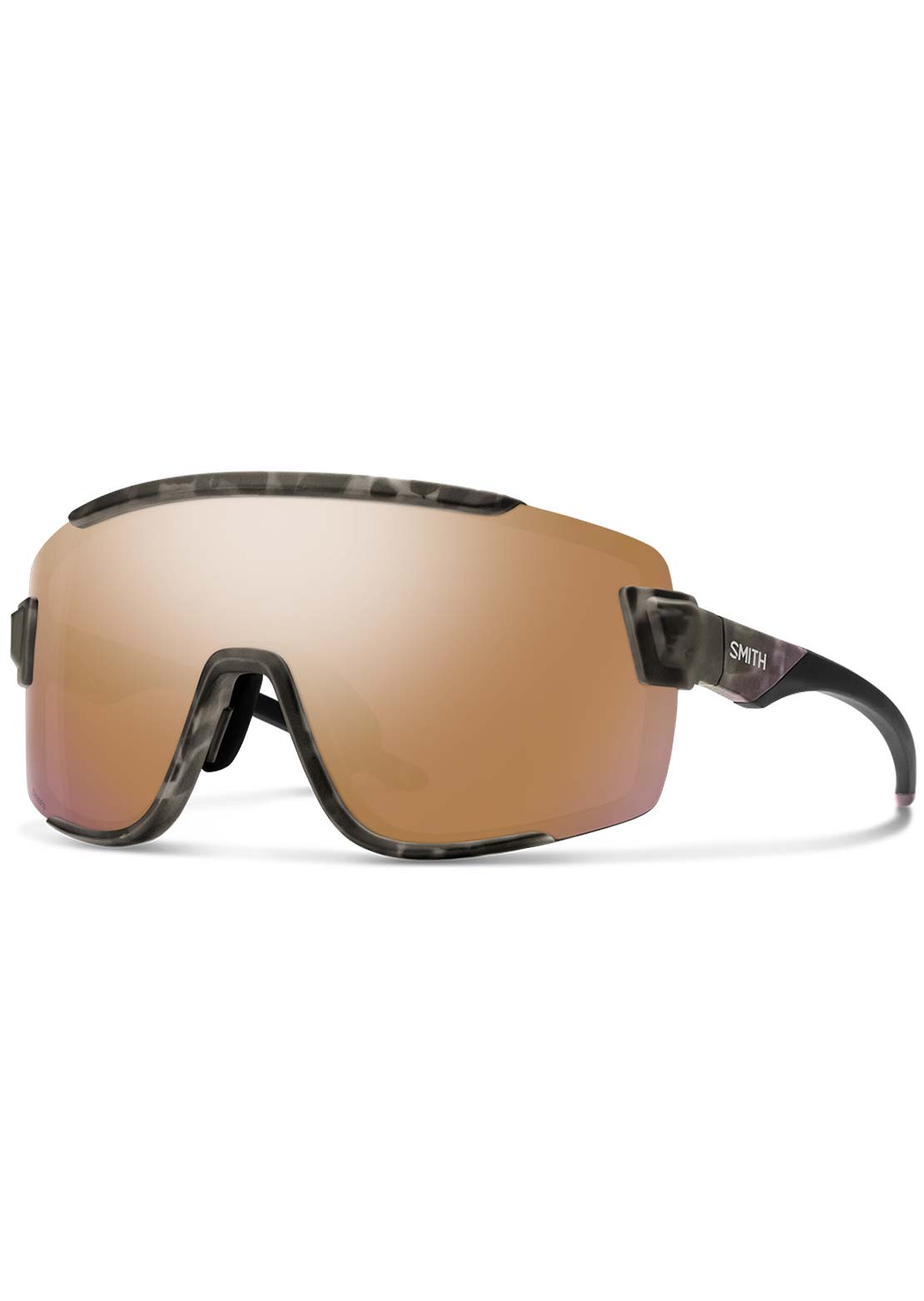 Smith Unisex Wildcat Bike Sunglasses Matte Salt Haze/Chromapop Rose Gold Mirror