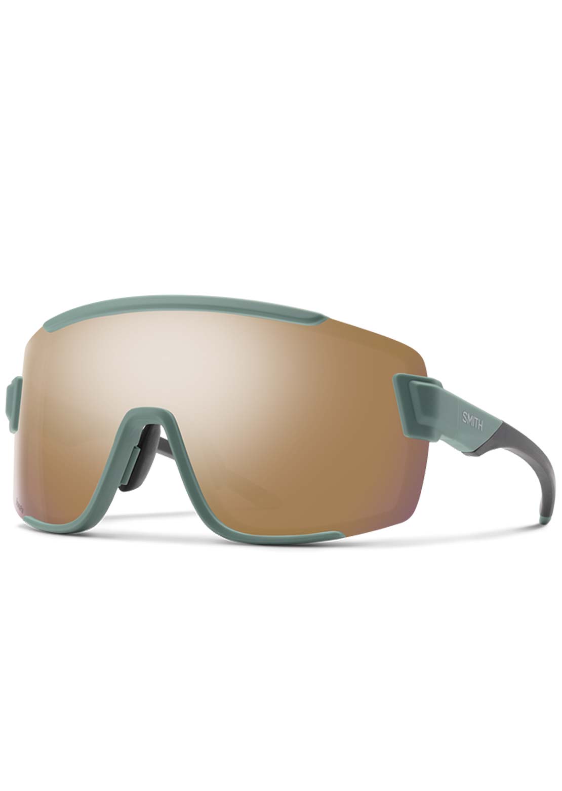 Smith Wildcat Mountain Bike Sunglasses Matte Alpine Green/ChromaPop Rose Gold Mirror