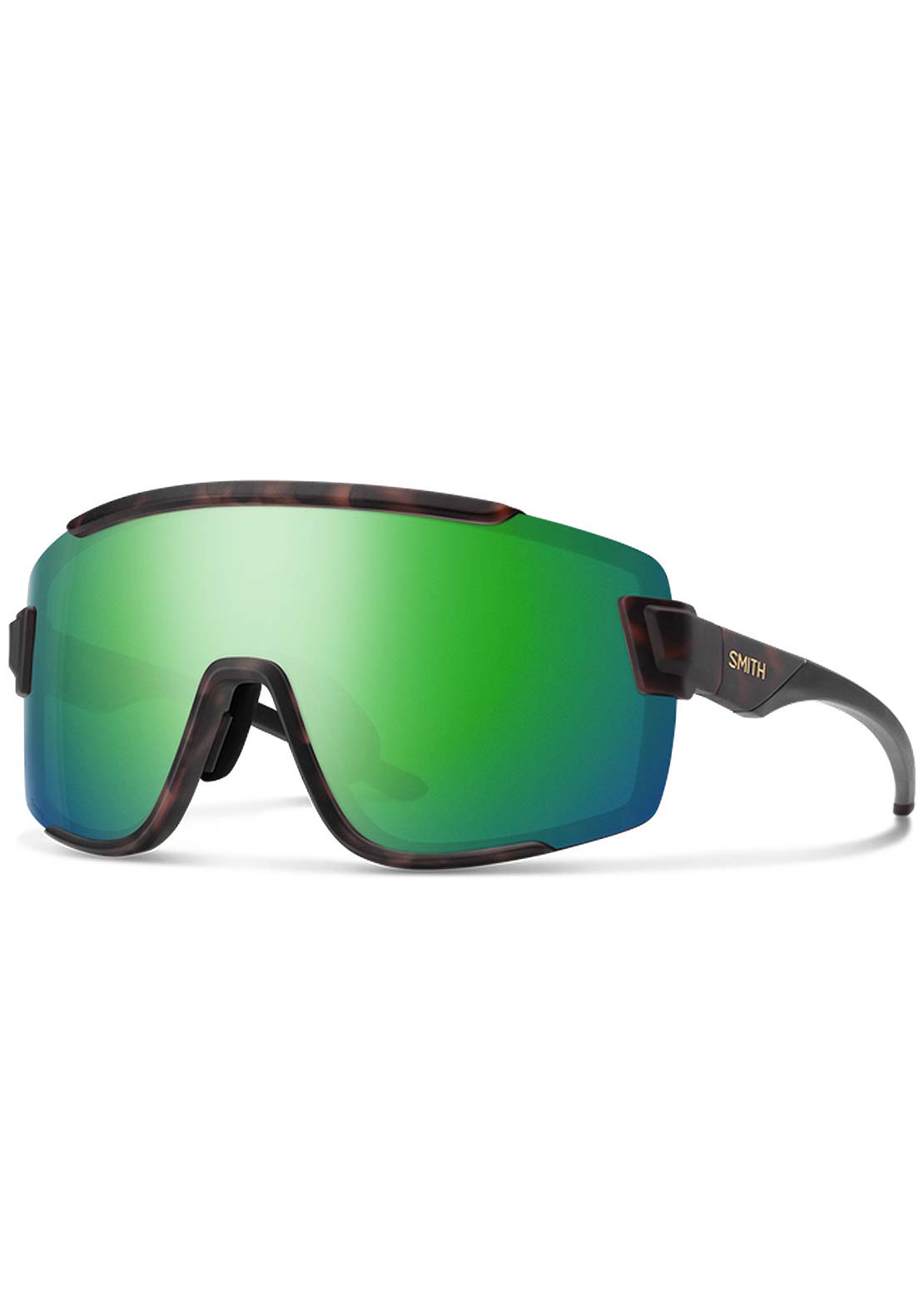 Smith Wildcat Mountain Bike Sunglasses Matte Tortoise/ChromaPop Polarized Green Mirror