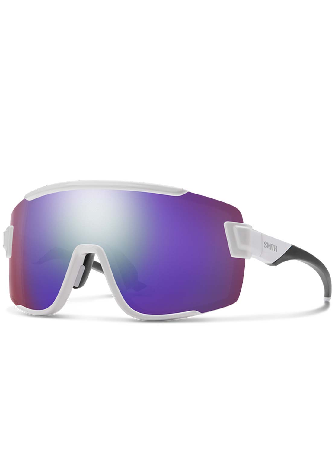 Smith Wildcat Mountain Bike Sunglasses White/ChromaPop Violet Mirror