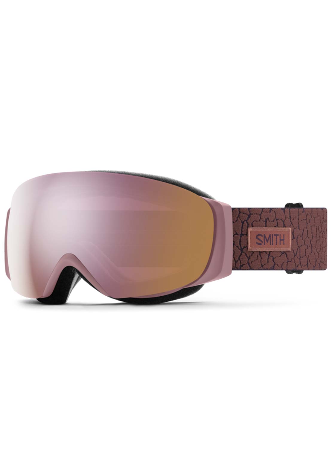 Smith Women's I/O Mag S Goggles Dust Crackle Chromapop Everyday Rose Gold Mirror