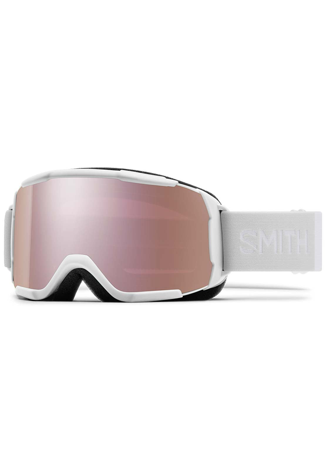 Smith Women's Showcase OTG Goggles White Vapor/ChromaPop veryday Rose Gold Mirror