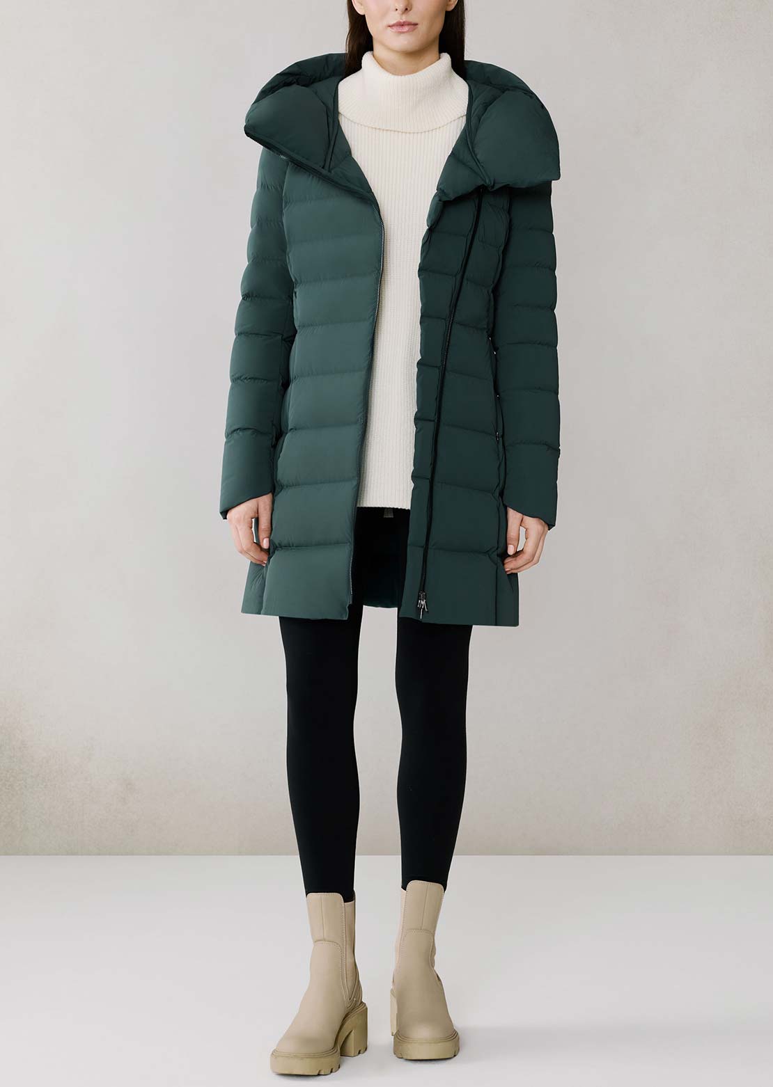 Soia & Kyo Women's Judy Mid Jacket Midnight Forest