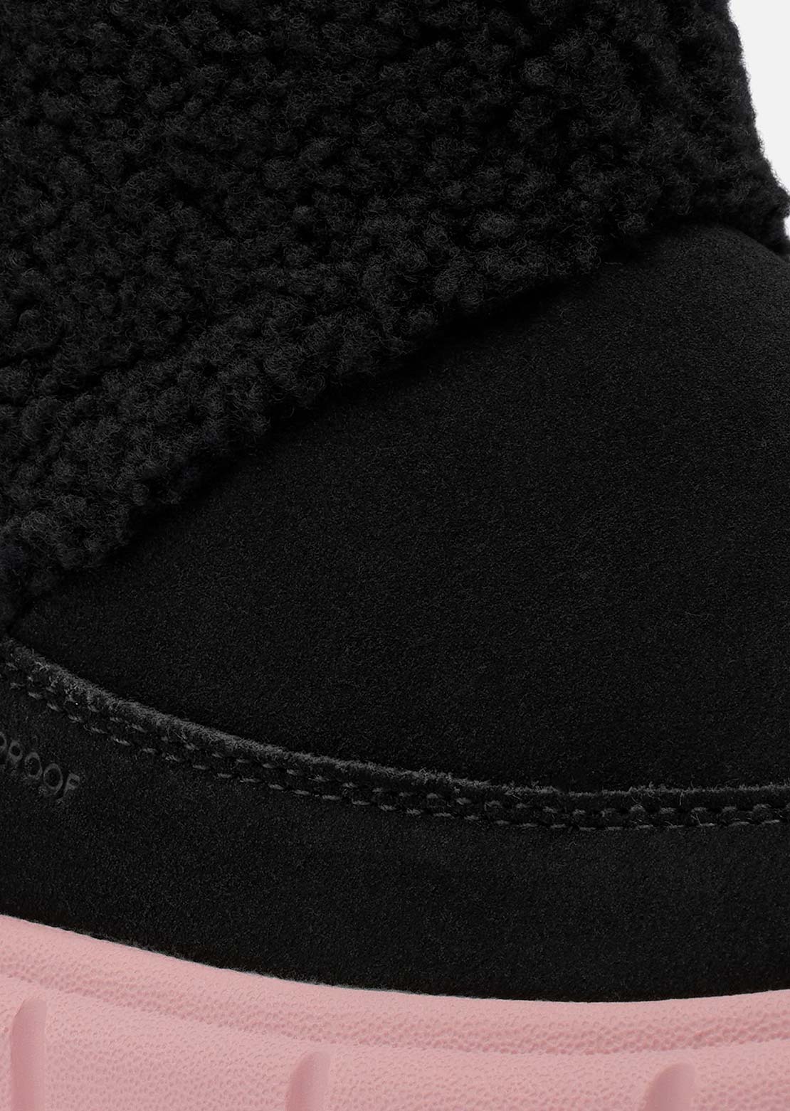 Sorel Junior Explorer III Slip-on Crazy Waterproof Boots Black/Dazed Mauve