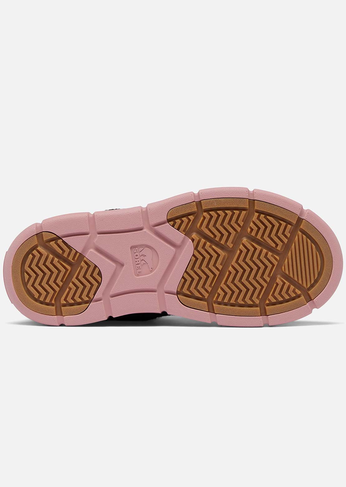 Sorel Junior Explorer III Slip-on Crazy Waterproof Boots Black/Dazed Mauve