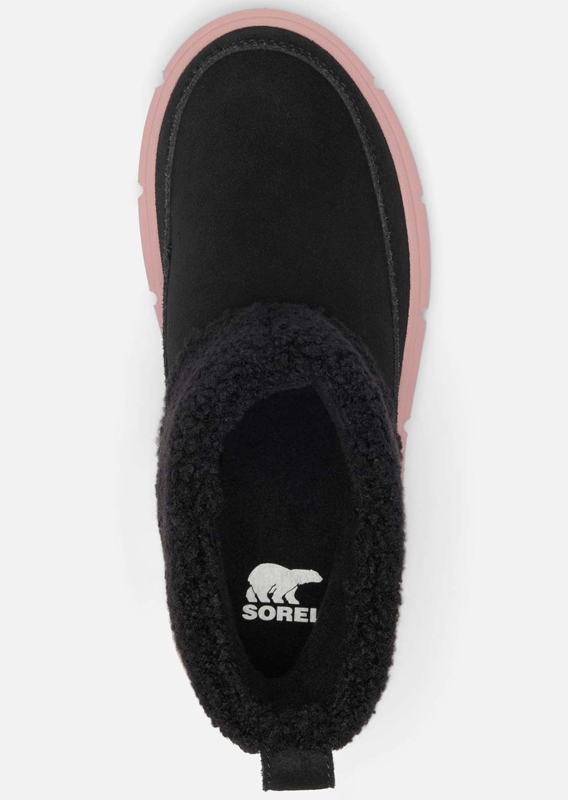 Sorel Junior Explorer III Slip-on Crazy Waterproof Boots Black/Dazed Mauve