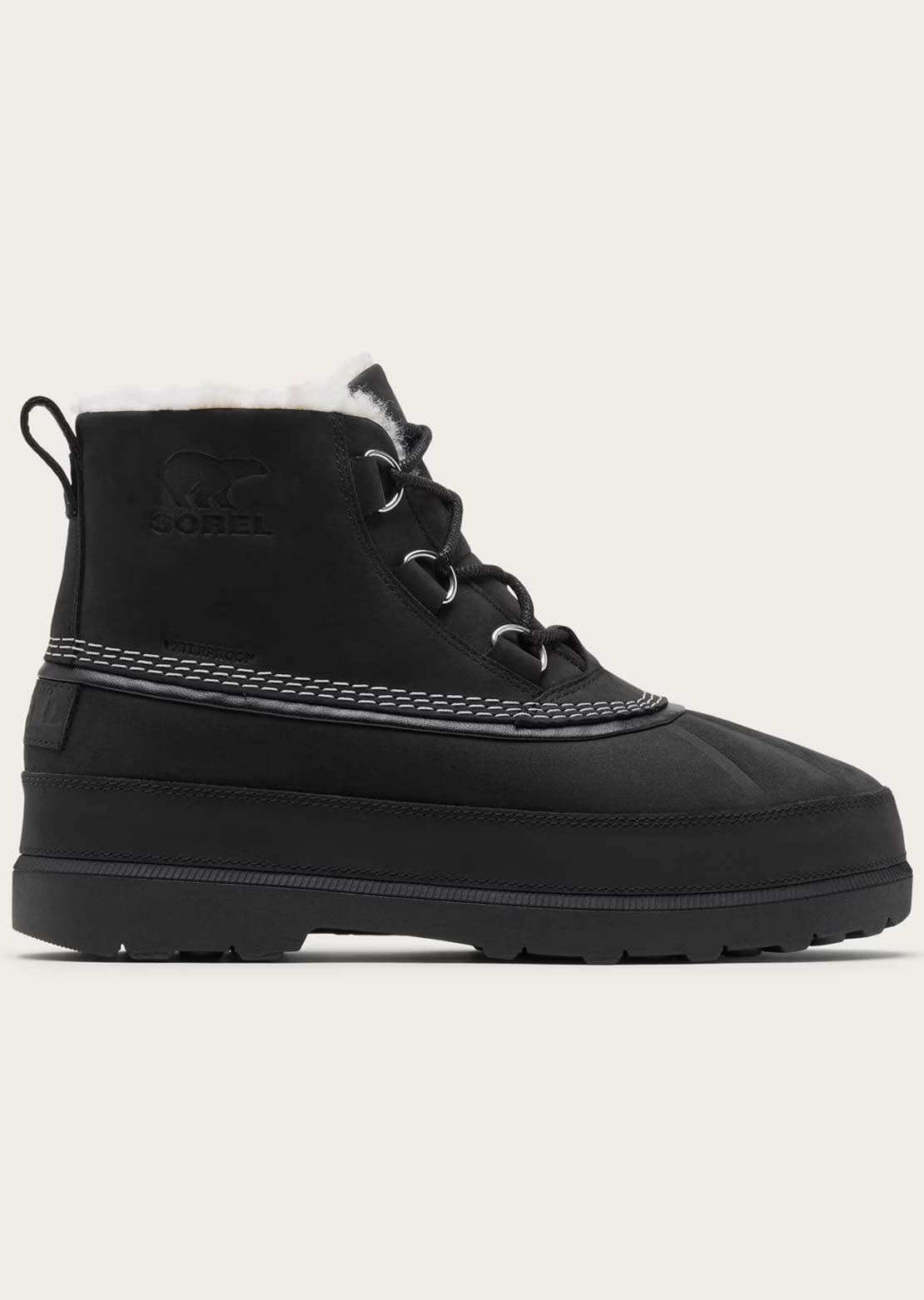 Sorel Men's Ambler Fireside Chukka Casual Boots Black/Dark Stone