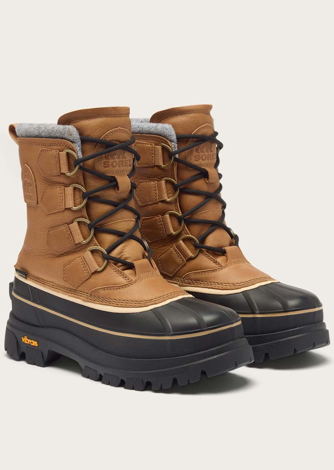 Sorel Men's Caribou Horizon GORE-TEX Boots Caribou Buff/Black
