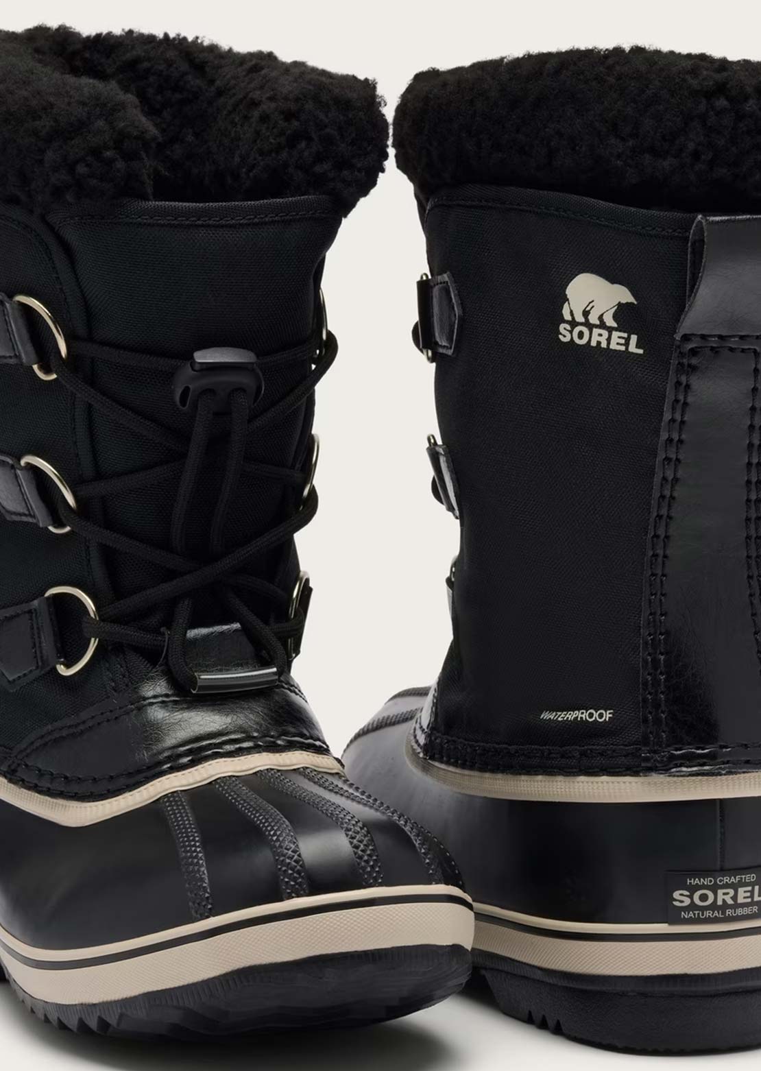 Sorel Toddlers Yoot Pac Nylon Winter Boots Black/Black