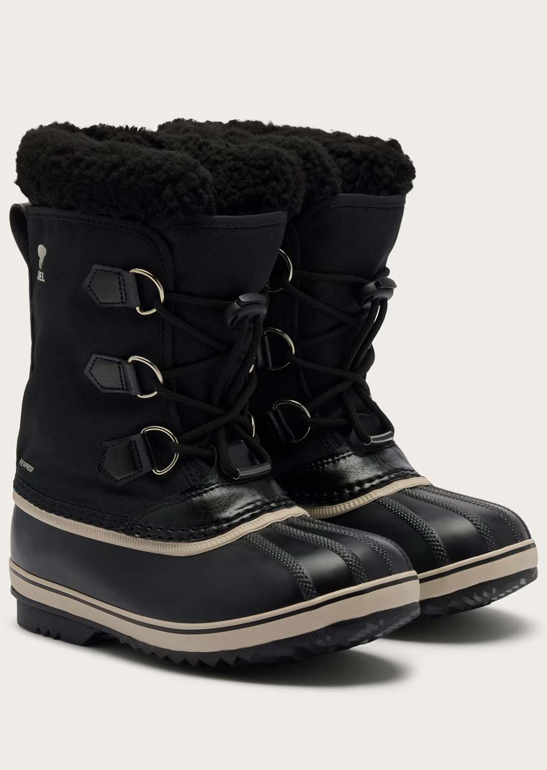 Sorel Toddlers Yoot Pac Nylon Winter Boots Black/Black