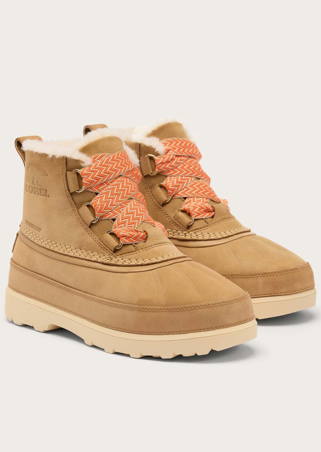 Sorel Women's Ambler Fireside Chukka Boots Caribou Buff