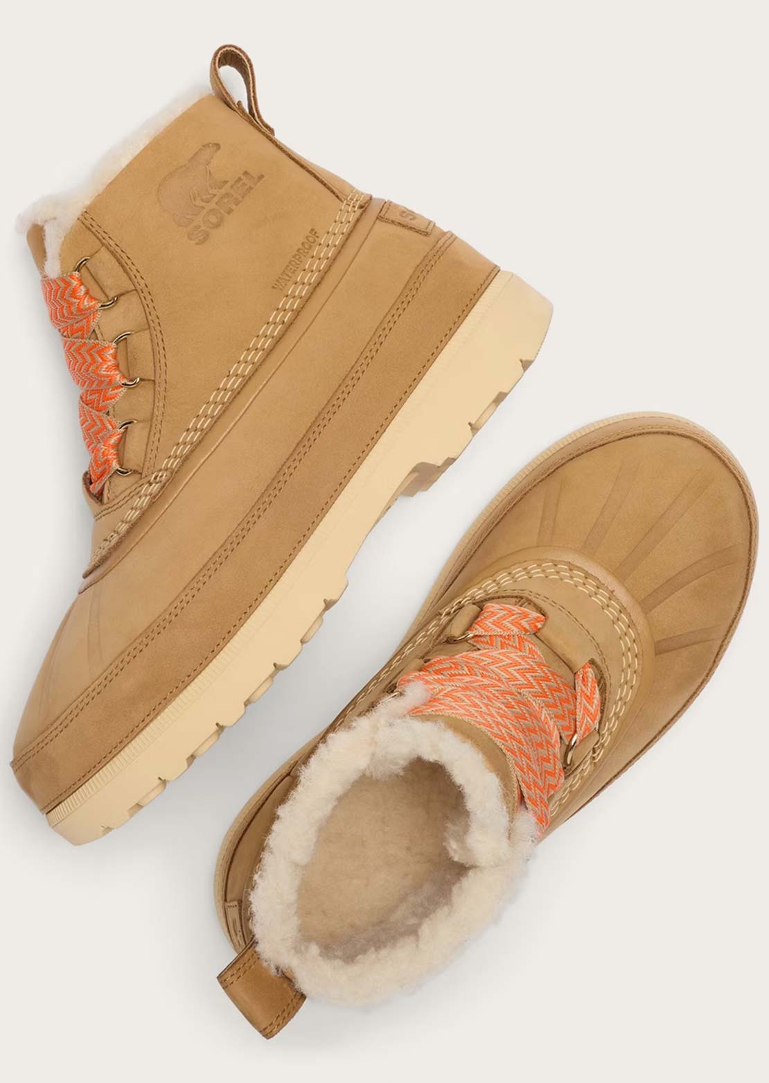 Sorel Women's Ambler Fireside Chukka Boots Caribou Buff
