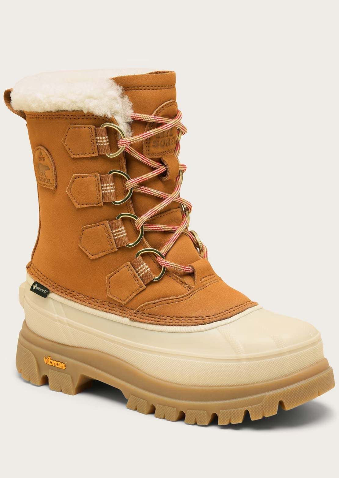 Sorel Women's Caribou Horizon GORE-TEX Boots Canyon Gold/Honey White