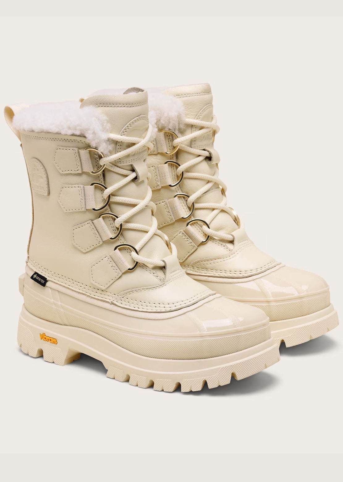 Sorel Women's Caribou Horizon GTX Winter Boots Honey White