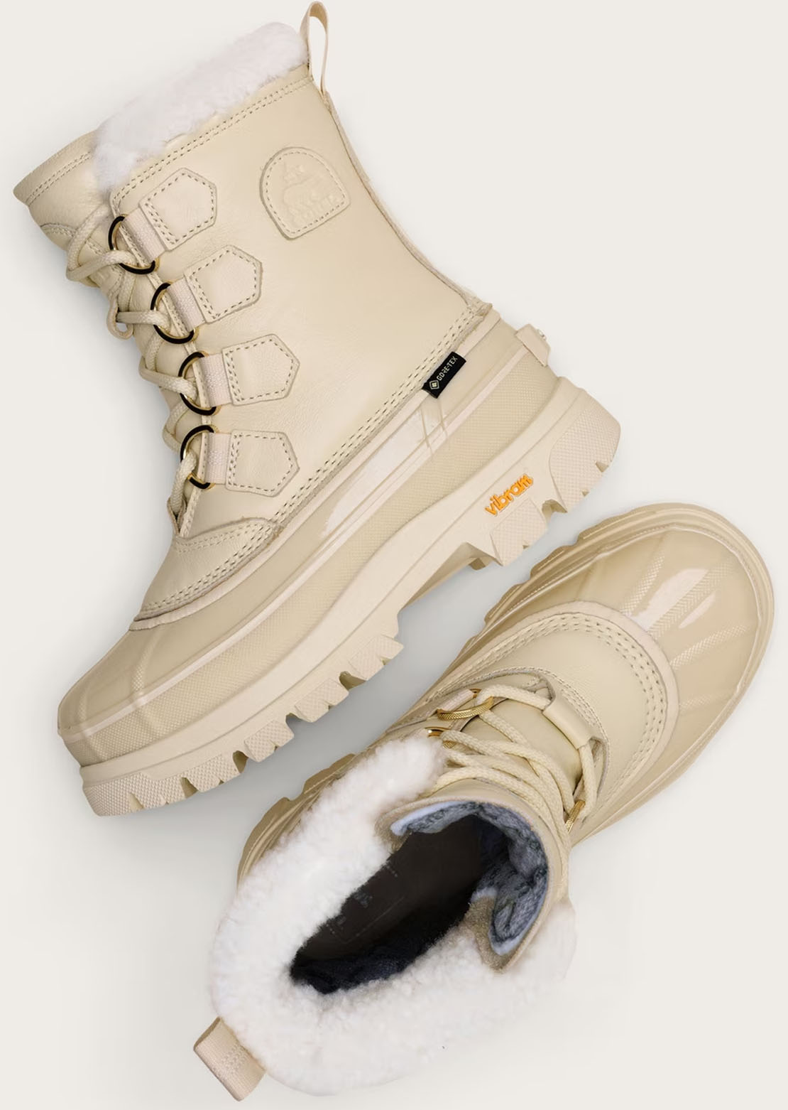 Sorel Women's Caribou Horizon GTX Winter Boots Honey White