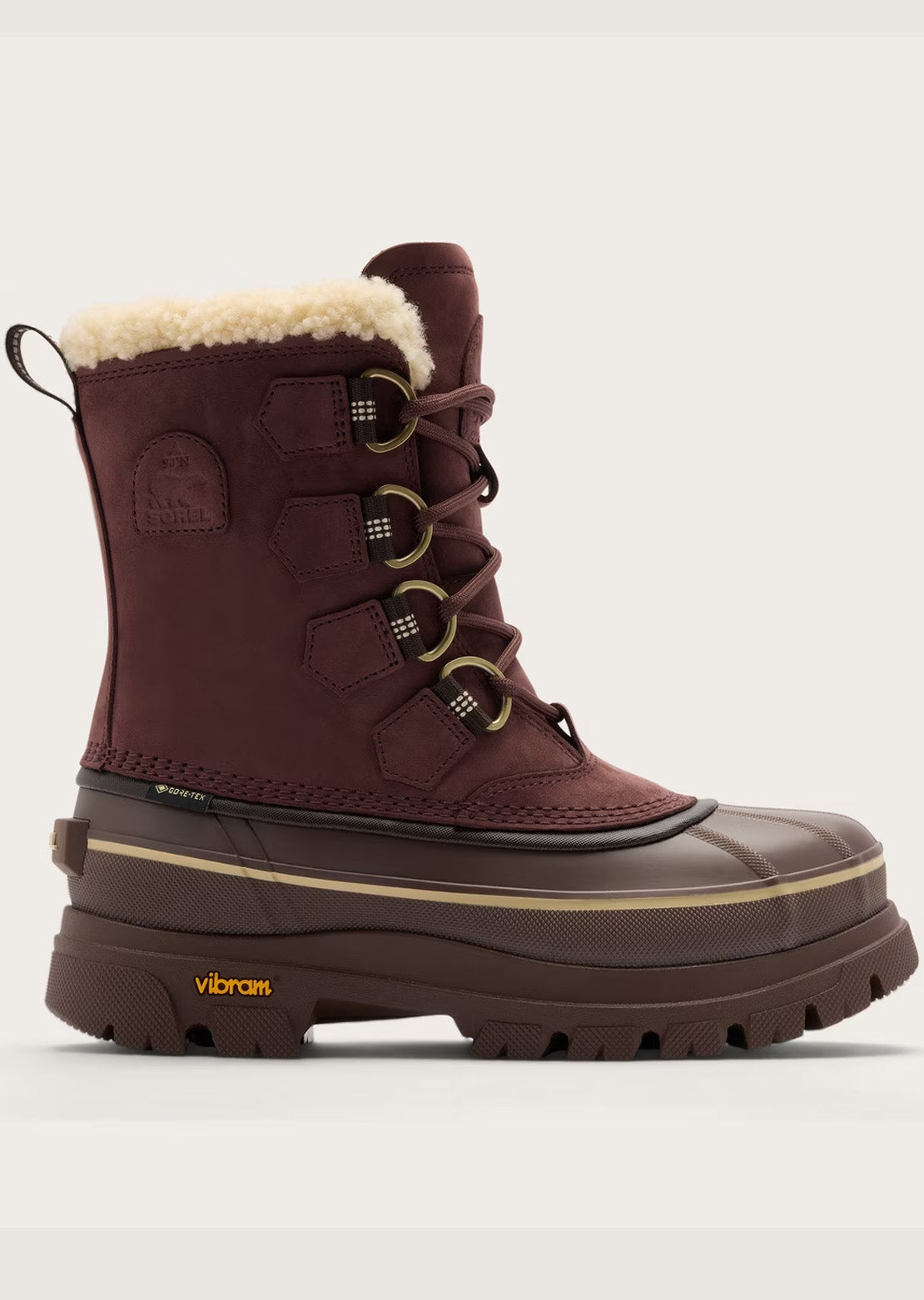 Sorel Women's Caribou Horizon GTX Winter Boots Red Lodge/Tobacco
