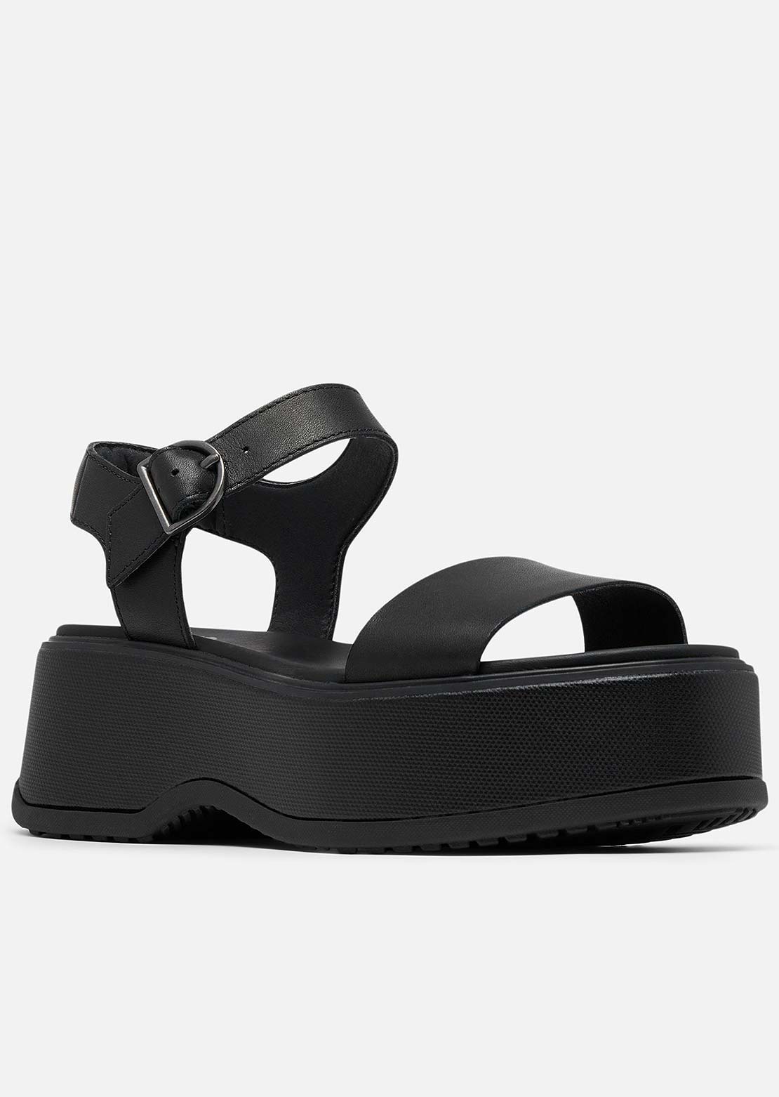 Sorel Women's Dayspring Ankle Strap Sandals Black/Black