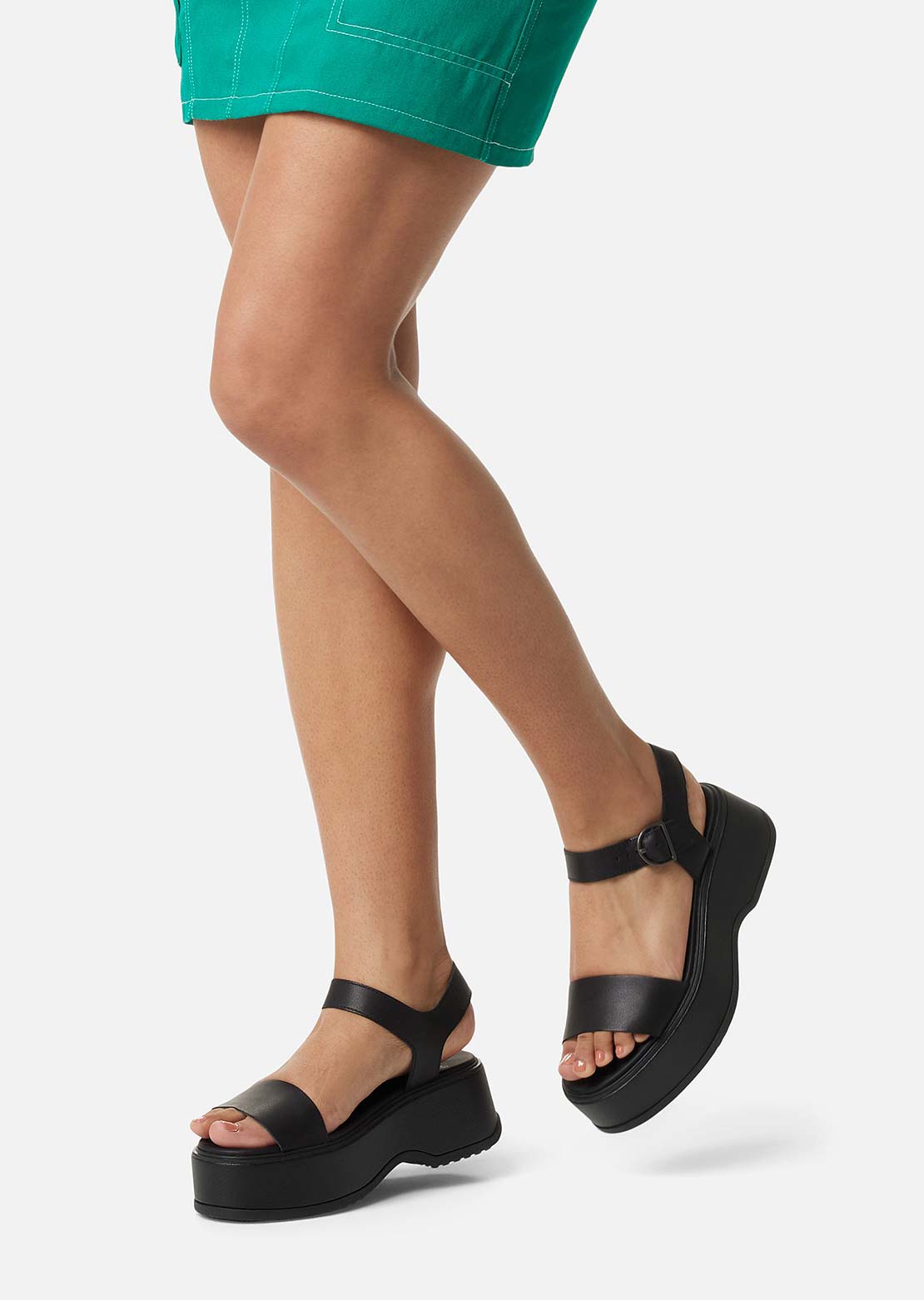 Sorel Women's Dayspring Ankle Strap Sandals Black/Black