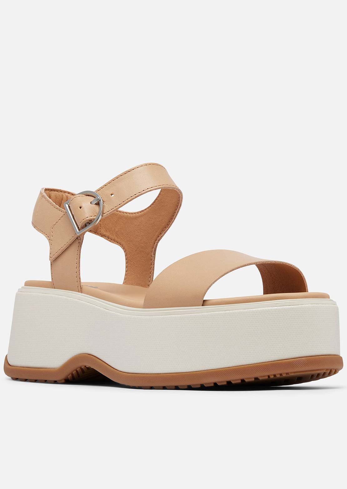 Sorel Women's Dayspring Ankle Strap Sandals Honest Beige/Chalk