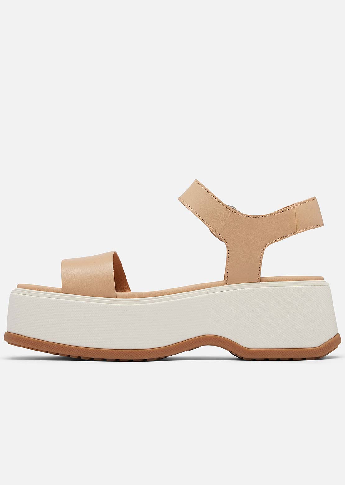 Sorel Women's Dayspring Ankle Strap Sandals Honest Beige/Chalk