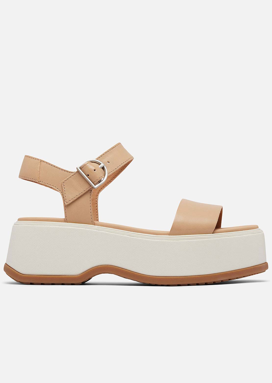 Sorel Women's Dayspring Ankle Strap Sandals Honest Beige/Chalk