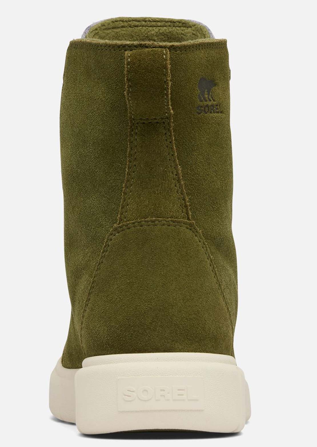 Sorel Women's Explorer III Joan Waterproof Boots Utility Green/Chalk