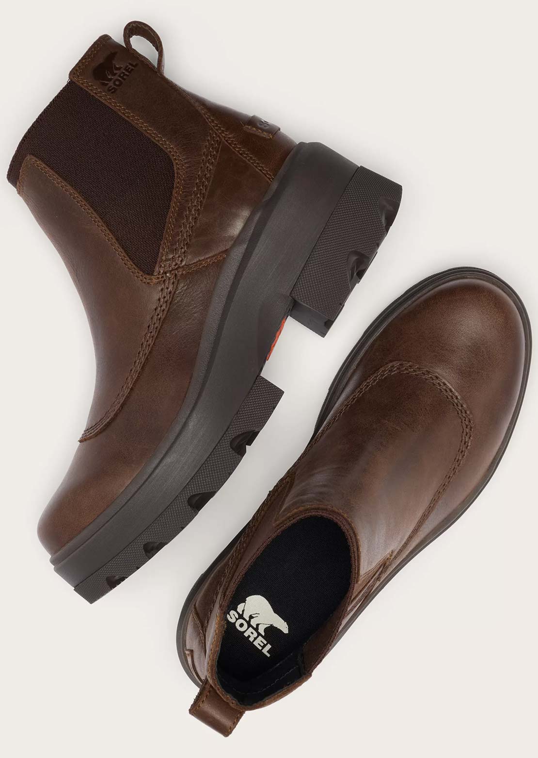 Sorel Women's Joan FRWD Chelsea Boots Tobacco/Blackened Brown