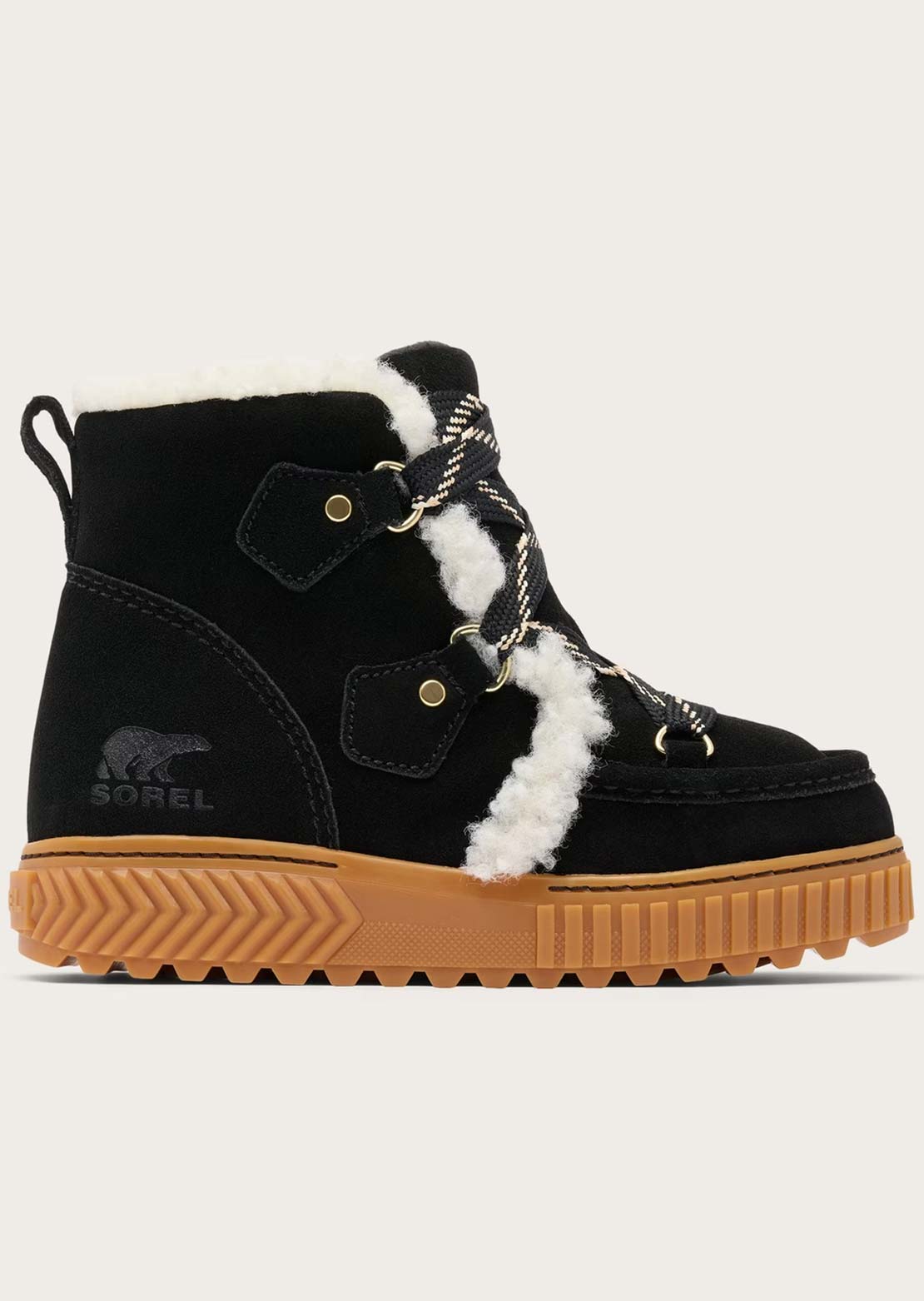 Sorel Women's Ona Ave Alpine Plus Casual Boots Black/Gum