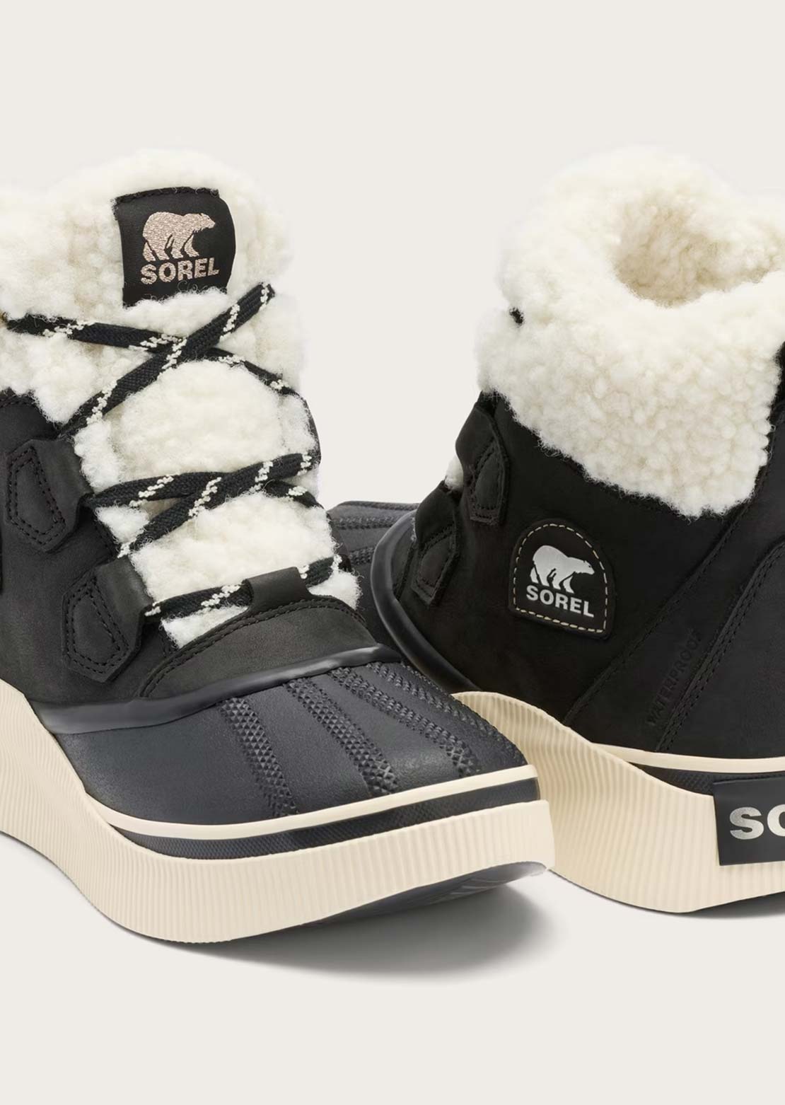 Sorel Women's Out N About Iv Chillz Casual Boots Black/Sea Salt