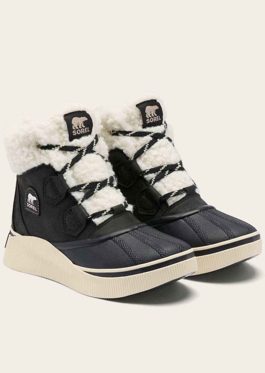 Sorel Women's Out N About Iv Chillz Casual Boots Black/Sea Salt