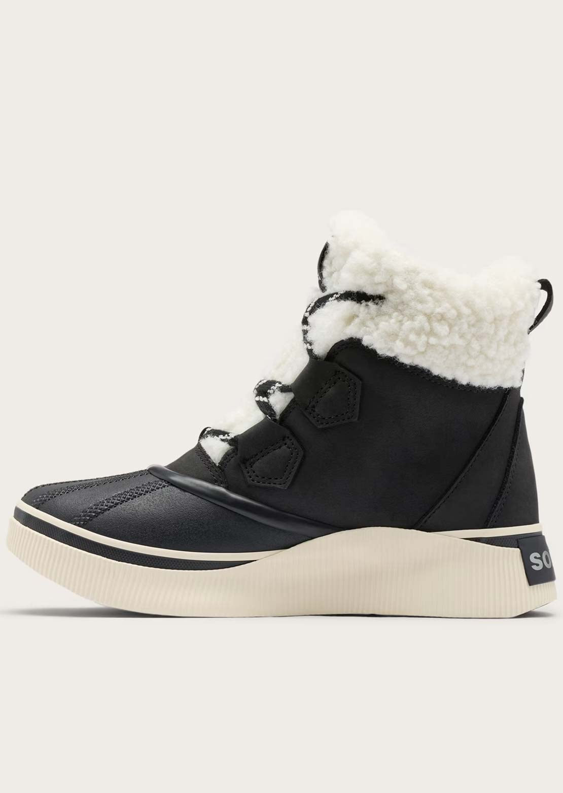 Sorel Women's Out N About Iv Chillz Casual Boots Black/Sea Salt