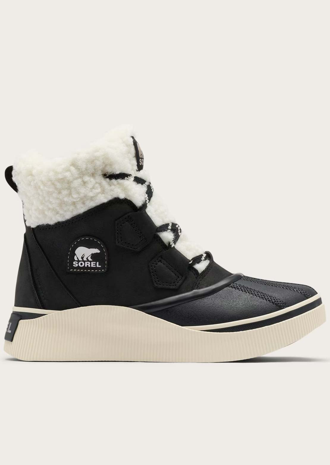 Sorel Women's Out N About Iv Chillz Casual Boots Black/Sea Salt