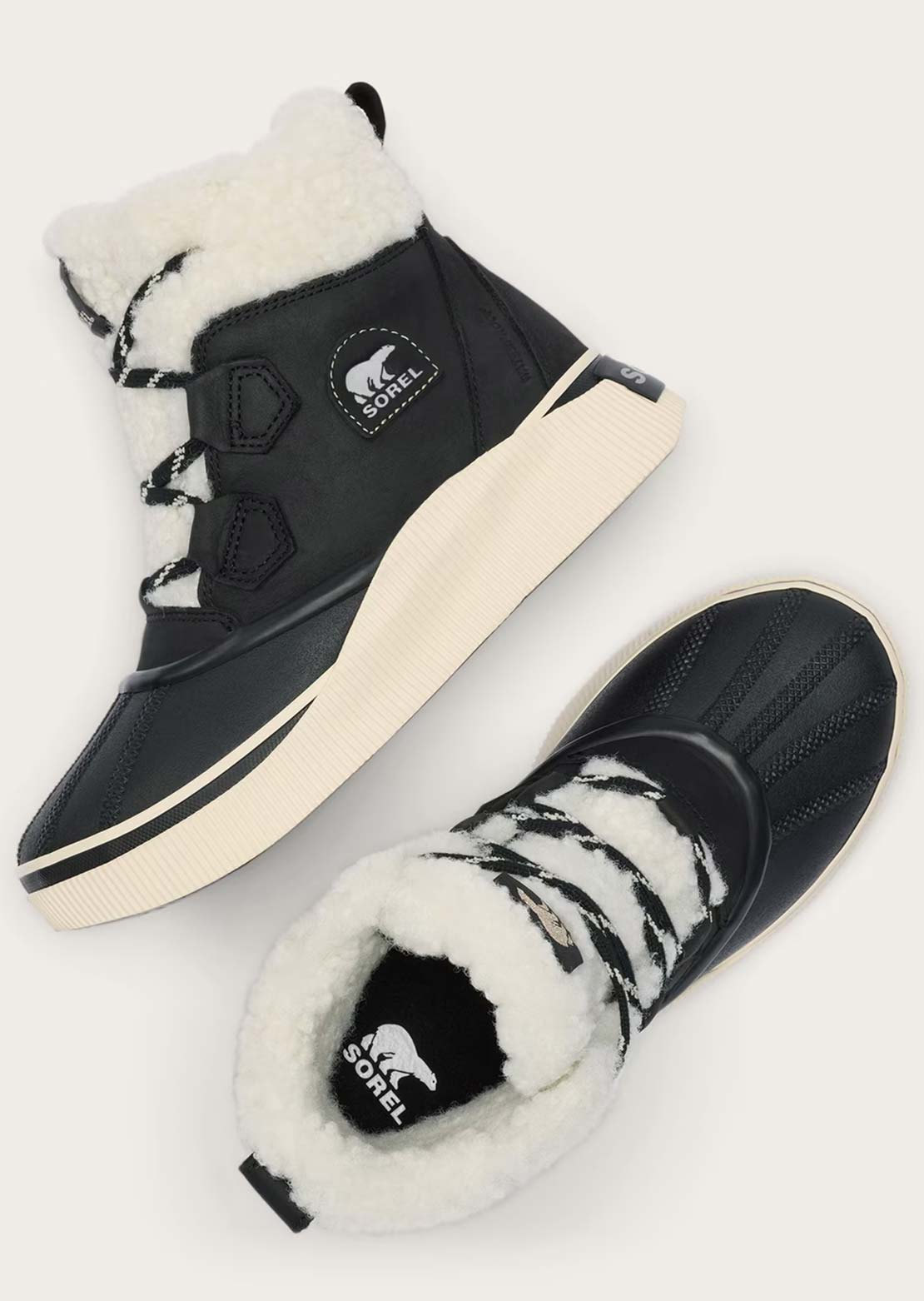 Sorel Women's Out N About Iv Chillz Casual Boots Black/Sea Salt