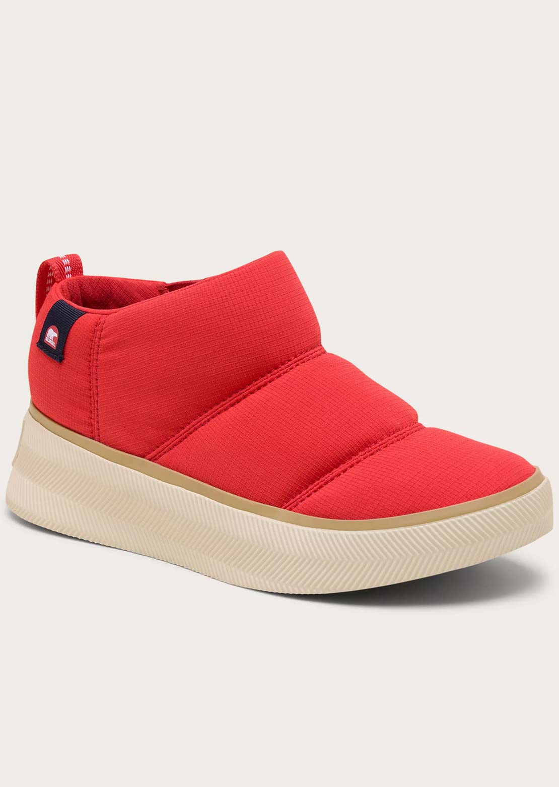 Sorel Women's Out N About IV Mini Puffy Waterproof Boots Bright Red/Honey