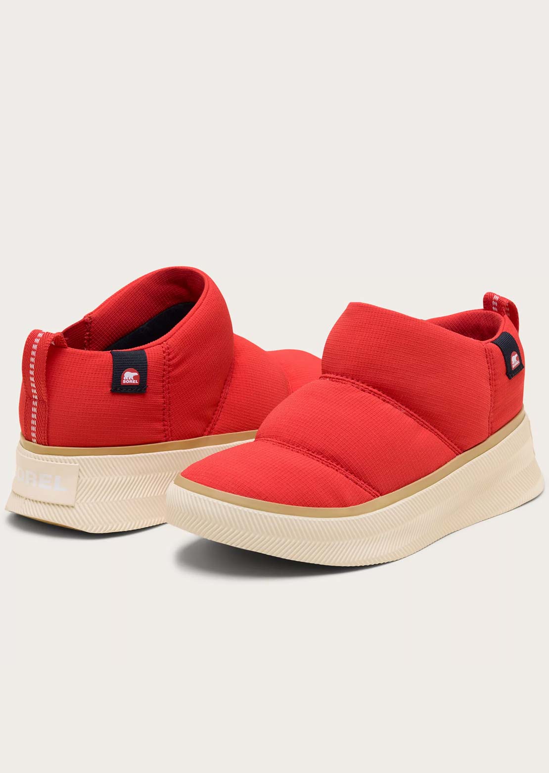 Sorel Women's Out N About IV Mini Puffy Waterproof Boots Bright Red/Honey