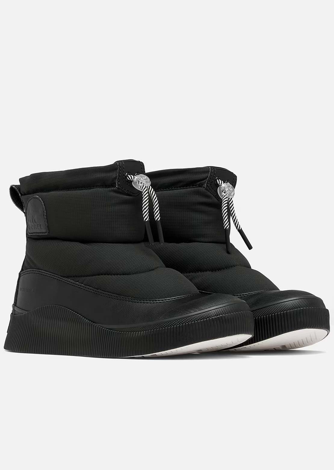 Sorel Women's Out N About IV Puffy Waterproof Boots Black/Chalk