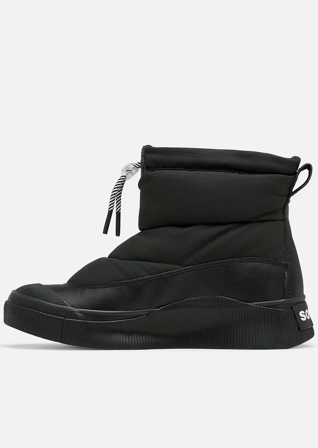 Sorel Women's Out N About IV Puffy Waterproof Boots Black/Chalk