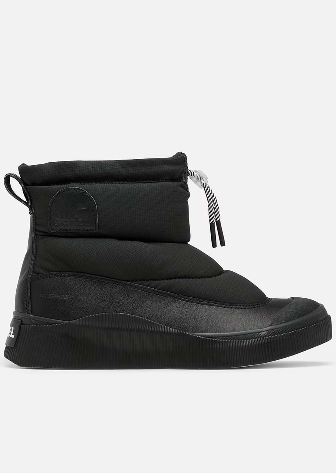 Sorel Women's Out N About IV Puffy Waterproof Boots Black/Chalk