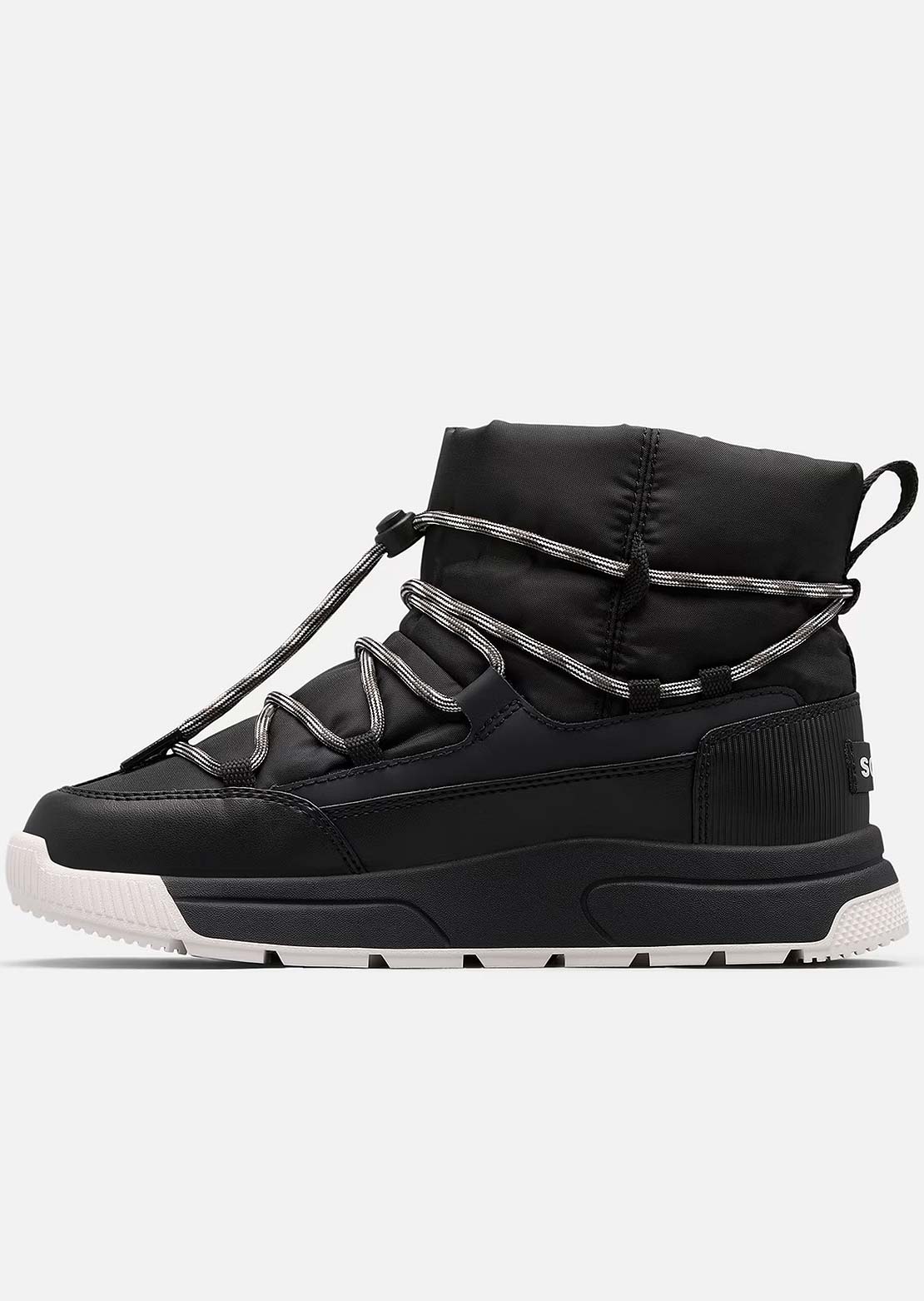 Sorel Women's Whitney III Slip-On Waterproof Boots Utility Black/Sea Salt