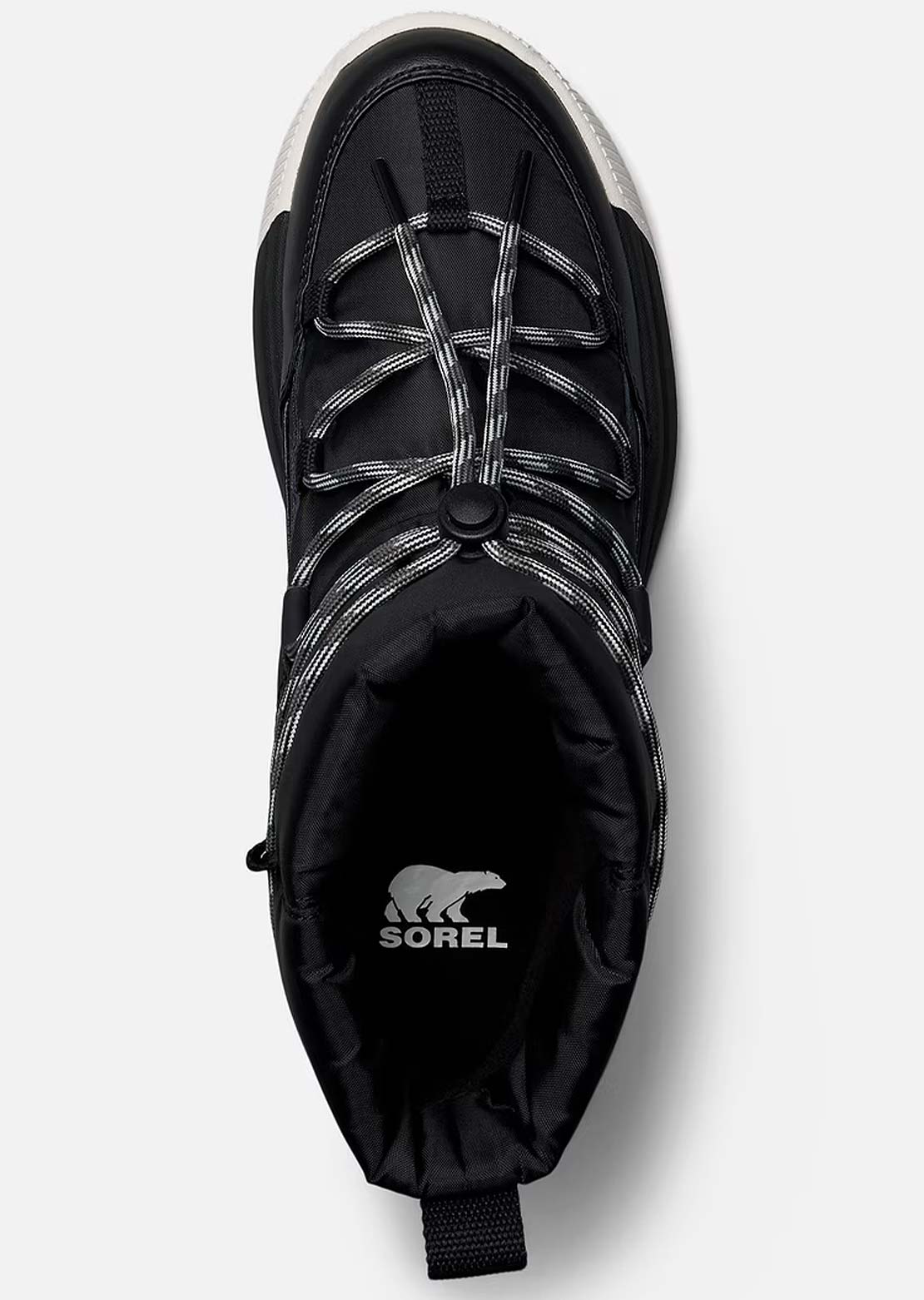 Sorel Women's Whitney III Slip-On Waterproof Boots Utility Black/Sea Salt