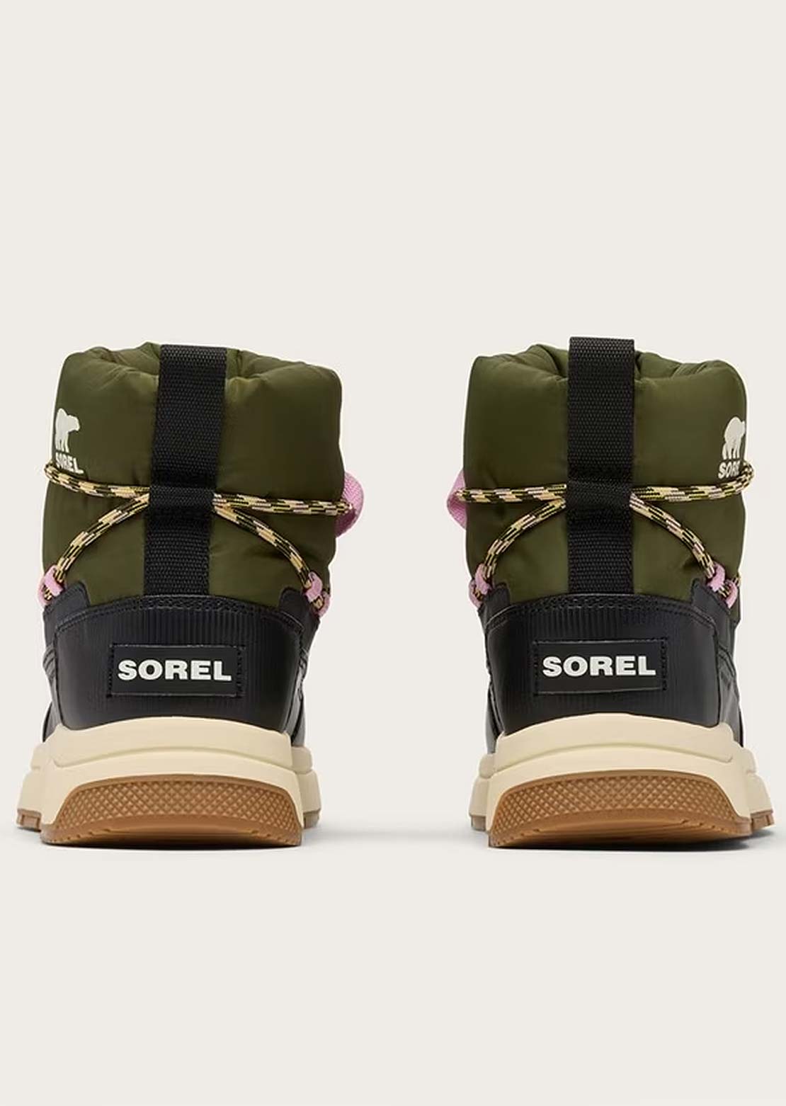 Sorel Women's Whitney III Slip-On Waterproof Boots Utility Green/Black