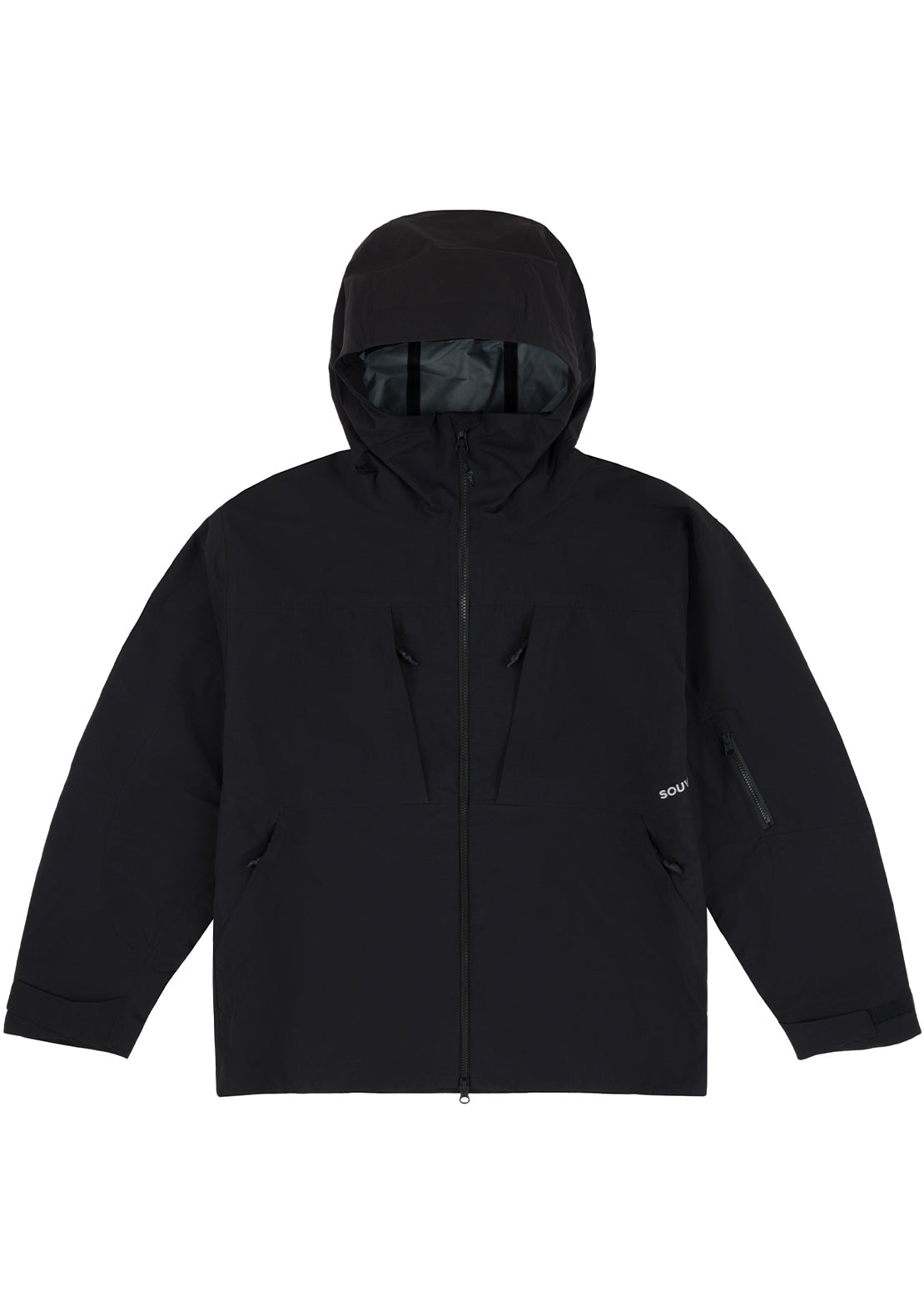 Souvenir Men's 3 Ply Ripstop Jacket Black