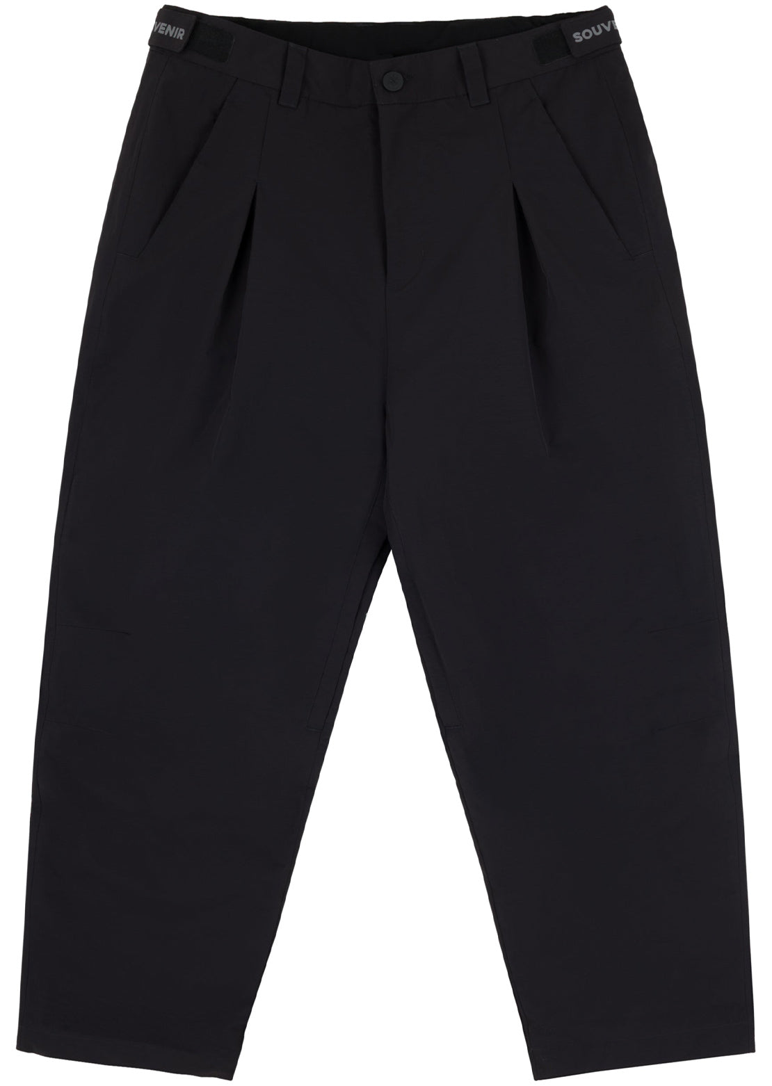 Souvenir Men's Pleated Chino Pants Black
