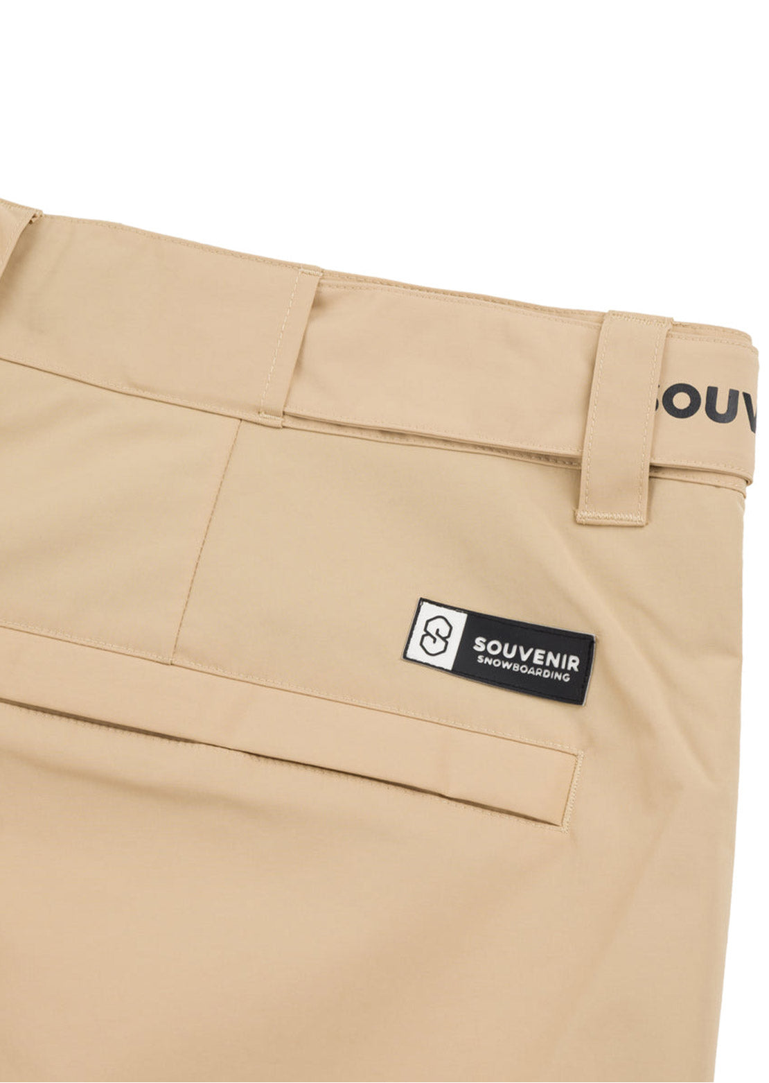 Souvenir Men's Pleated Chino Pants British Khaki