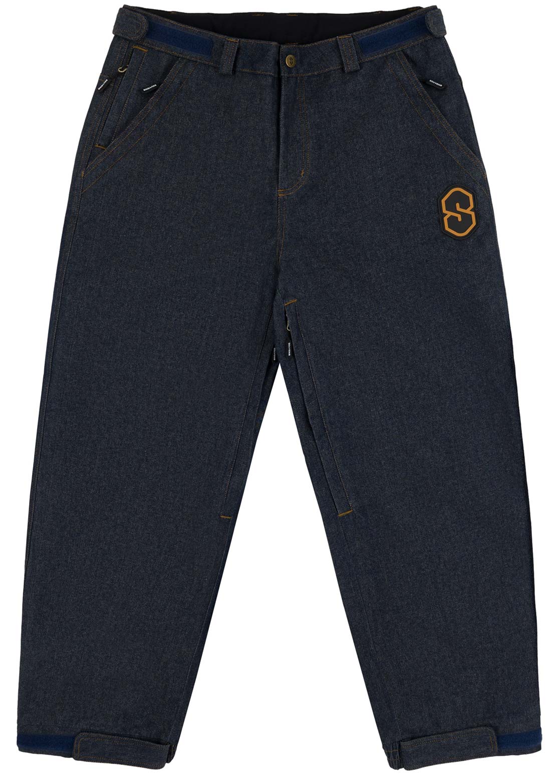 Souvenir Unisex 3 Ply Denim Pants Dark Indigo